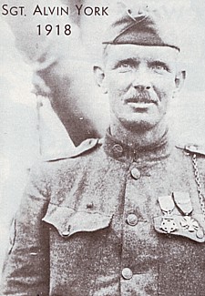 Sgt Alvin York, held van de 82nd Infantry Division.